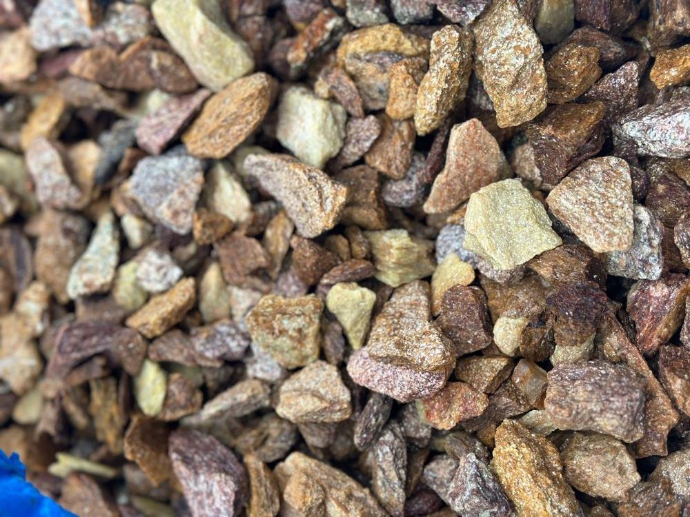 Златолит персиковый декоративная каменная крошка купить в Вологде