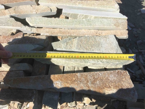 Горбушка златолит золотистый для облицовки купить в Вологде