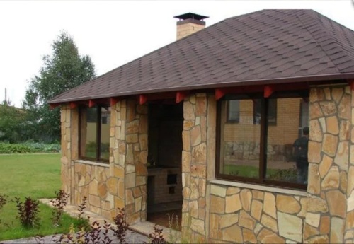 Плитняк златолит жёлтый золотистый для фасада 1,5-3см купить в Вологде