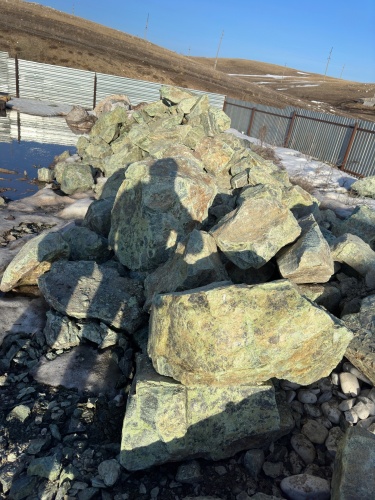 Камни для ландшафтного дизайна зелёные 10-60 килограмм купить в Вологде