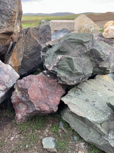 Камни для ландшафтного дизайна зелёные 10-60 килограмм купить в Вологде