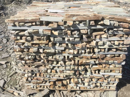 Горбушка златолит золотистый для облицовки купить в Вологде