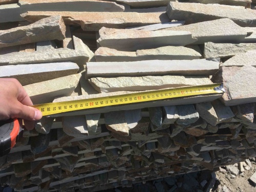 Горбушка златолит золотистый для облицовки купить в Вологде