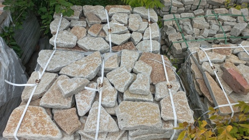 Гранитный плитняк галтованный для парковки купить в Вологде