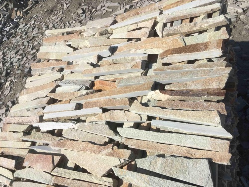 Горбушка златолит золотистый для облицовки купить в Вологде