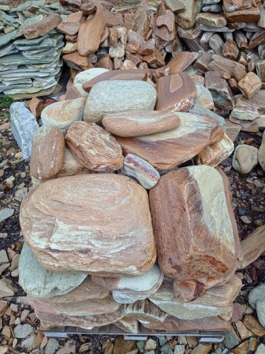 Златолит жёлтый, жёлто-зелёный глыбки и валуны для ланшафтного дизайна купить в Вологде