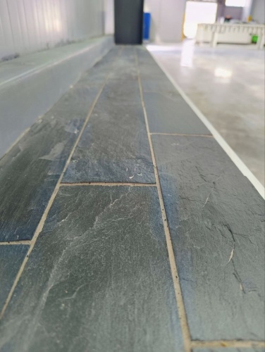 Плитка чёрная из натурального камня фасадная 30 см * 5 см, толщина 7 мм -30 мм купить в Вологде