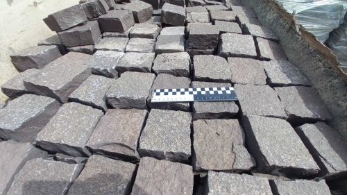 Лемезит колотая брусчатка 10 * 10 см. для парковки купить в Вологде